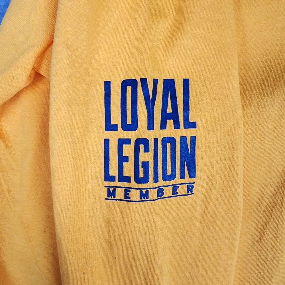 NWT 2016 NHL Reebok Bright Yellow All-Star Long Sleeve Tee Nashville Size M - Picture 7 of 11